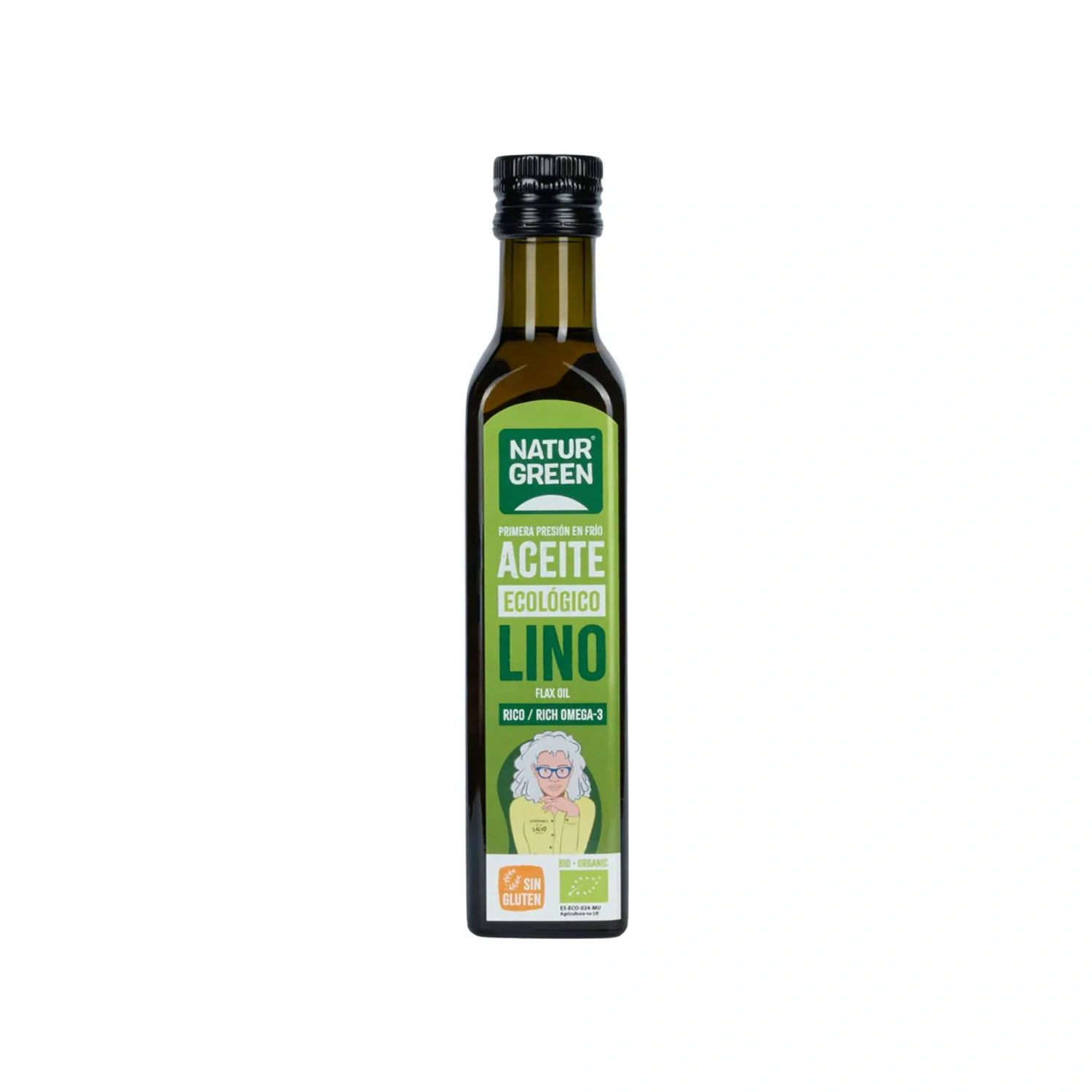 Aceite de lino Bio 250 ml NaturGreen