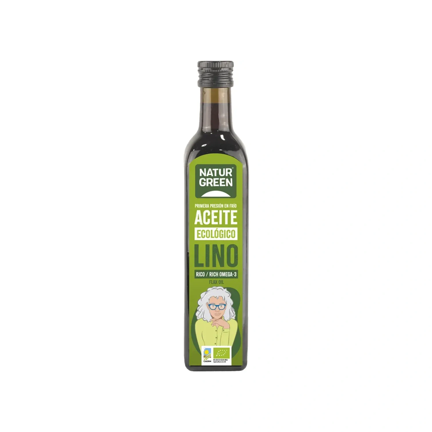 Aceite de lino Bio 500 ml NaturGreen