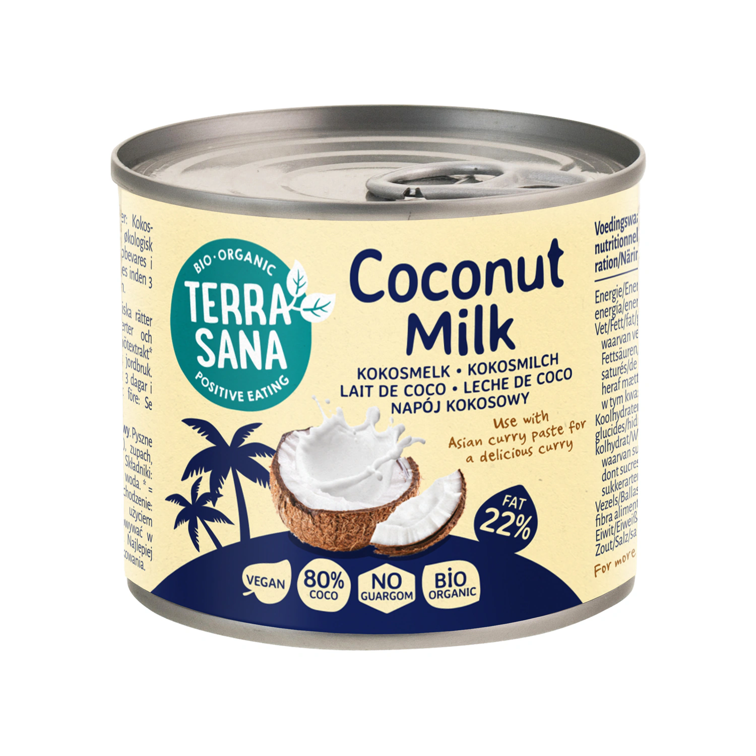 [VB000944] Leche de coco 80% Bio 200 ml TerraSana