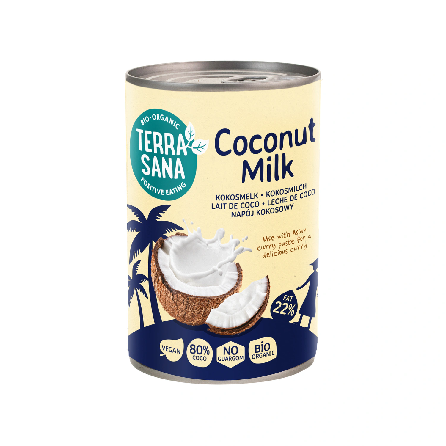 [VB000945] Leche de coco 80% Bio 400 ml TerraSana
