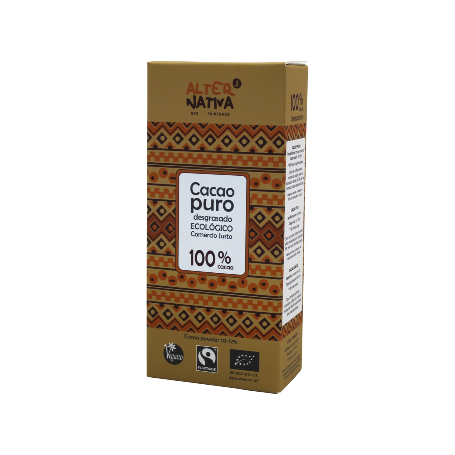 [VB000974] Cacao puro desgrasado Bio 150 g Alternativa3