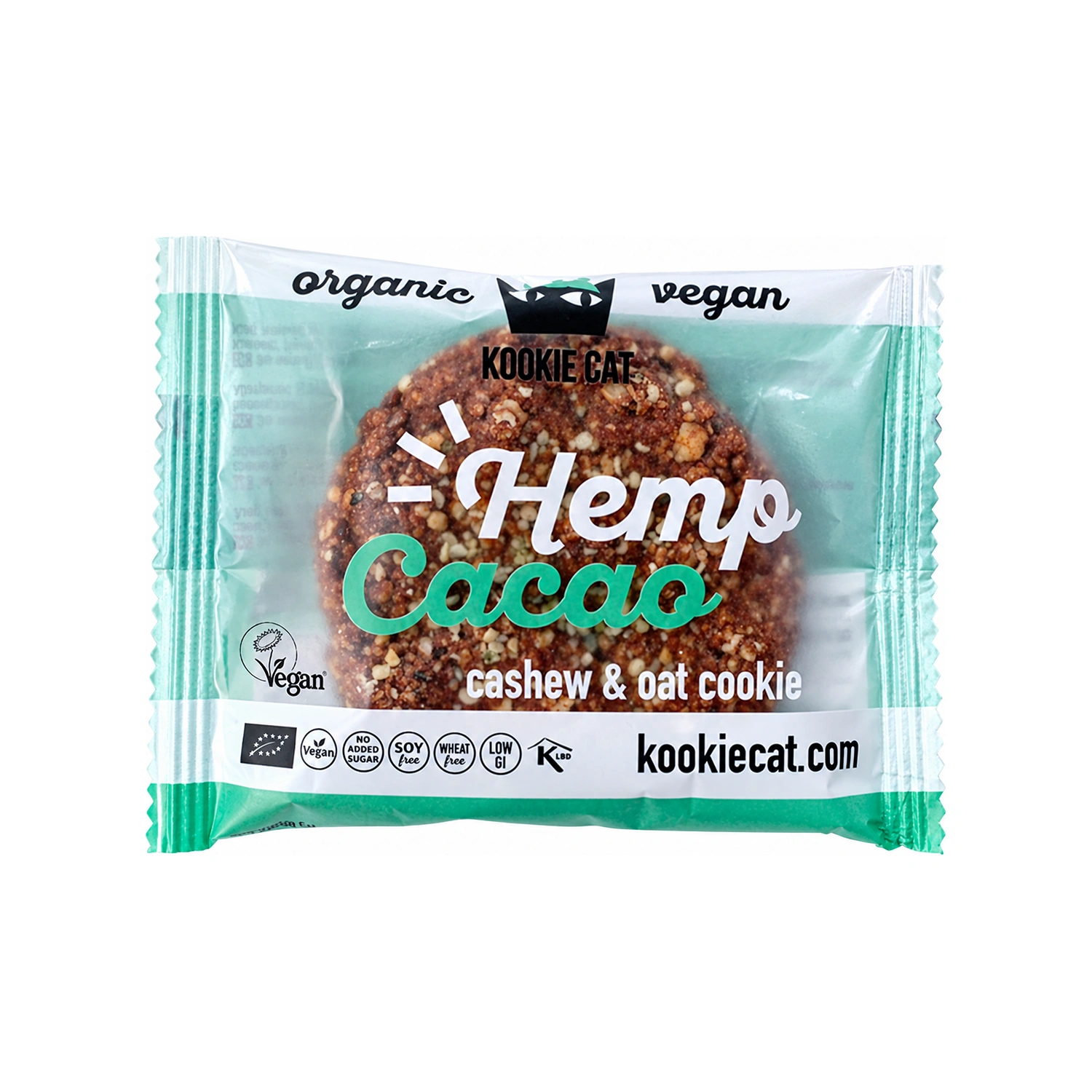 [VB000981] Galleta cáñamo y cacao Bio 50 g Kookie Cat