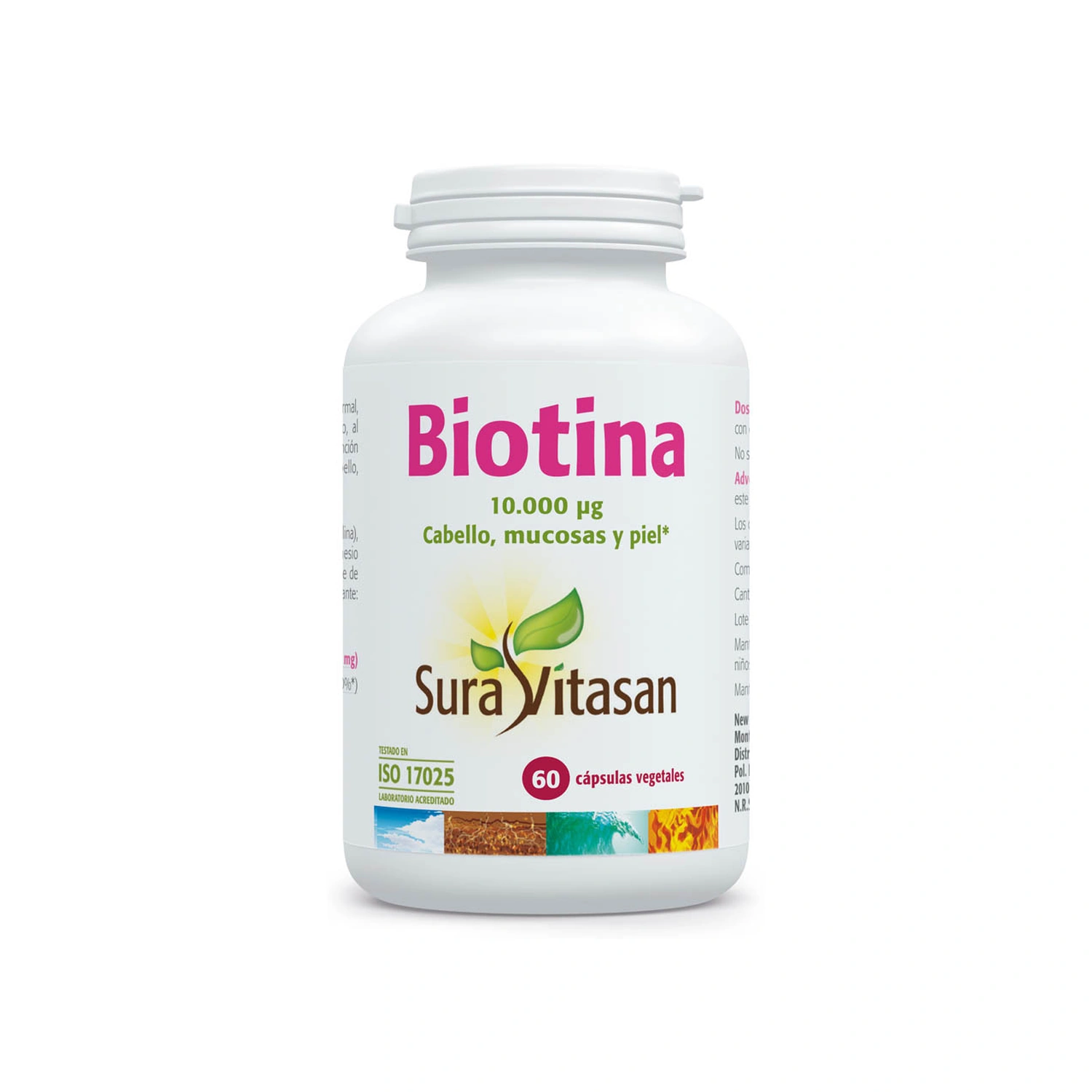 Biotina 60 cápsulas Sura Vitasan