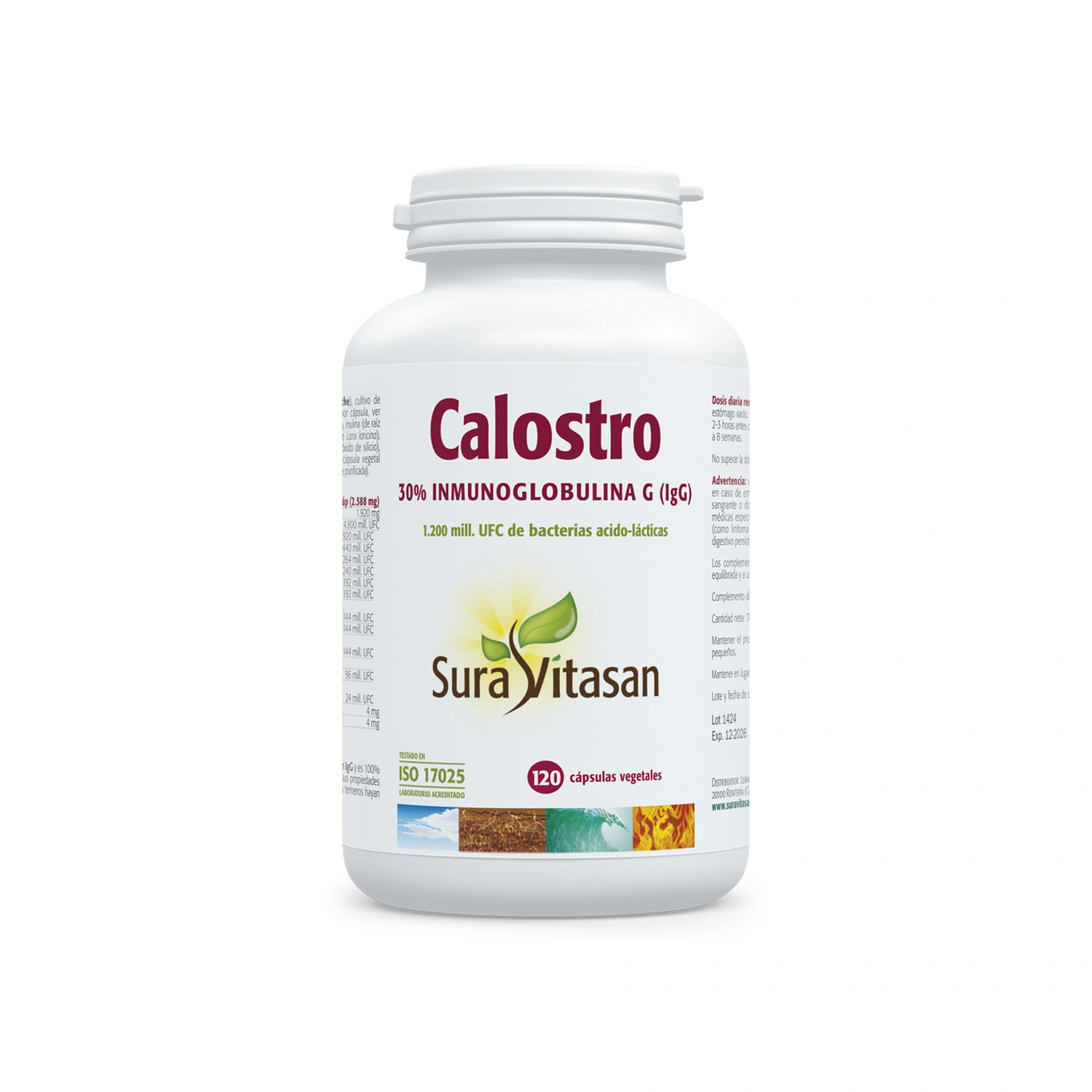 Calostro 120 cápsulas Sura Vitasan