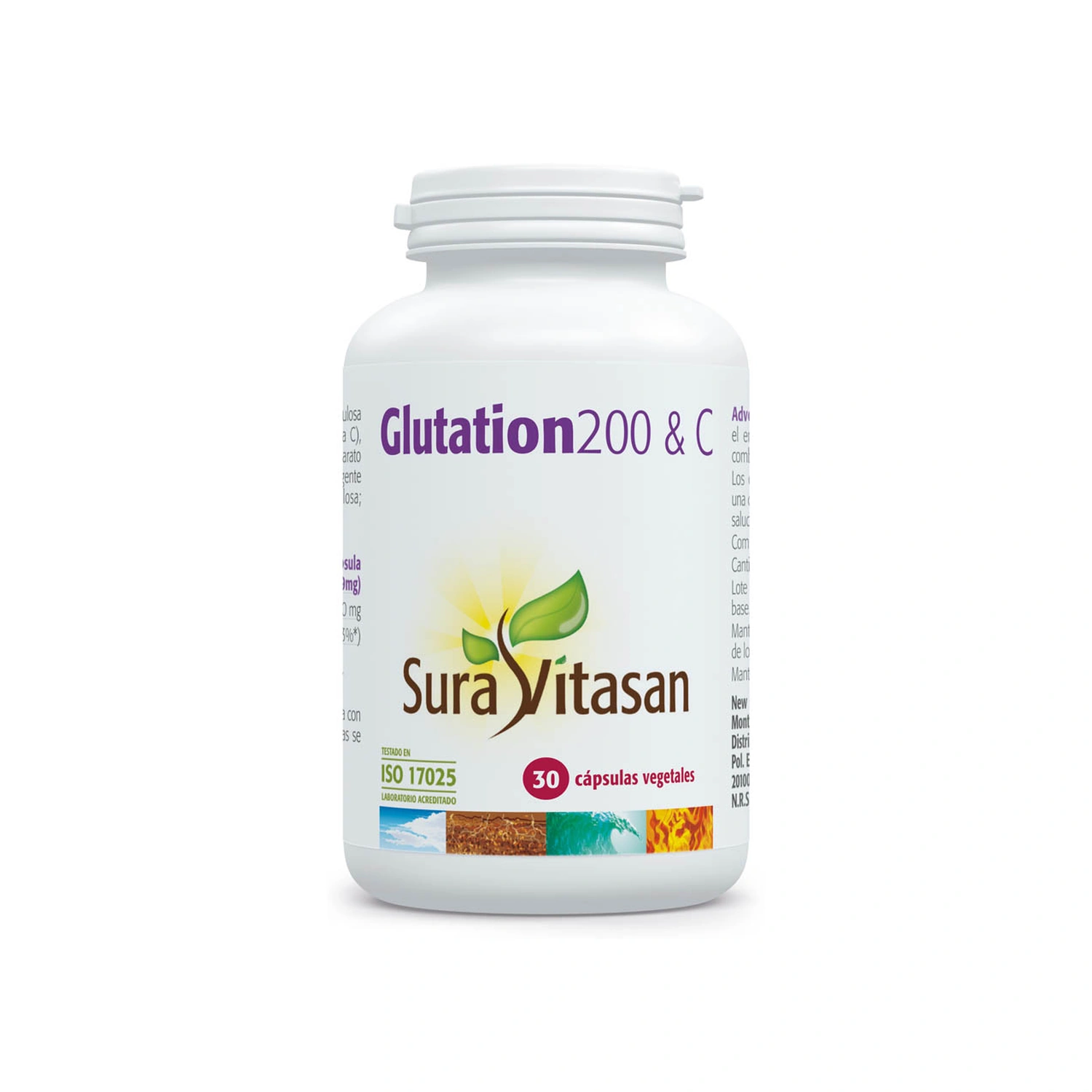 Glutatión 200 & C 30 cápsulas Sura Vitasan