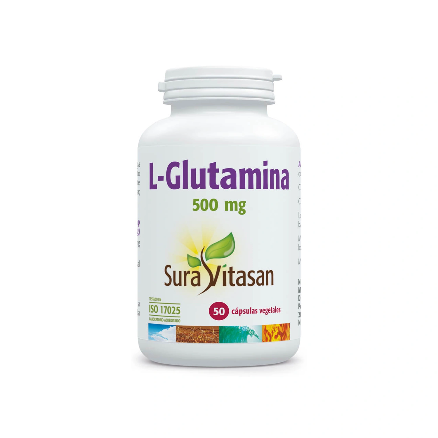 L-Glutamina 500 mg 50 cápsulas Sura Vitasan