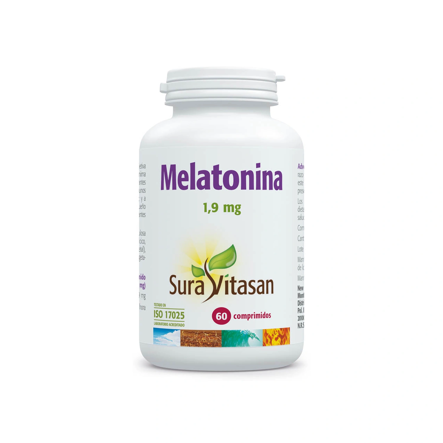 Melatonina 1.9 mg 60 comprimidos Sura Vitasan