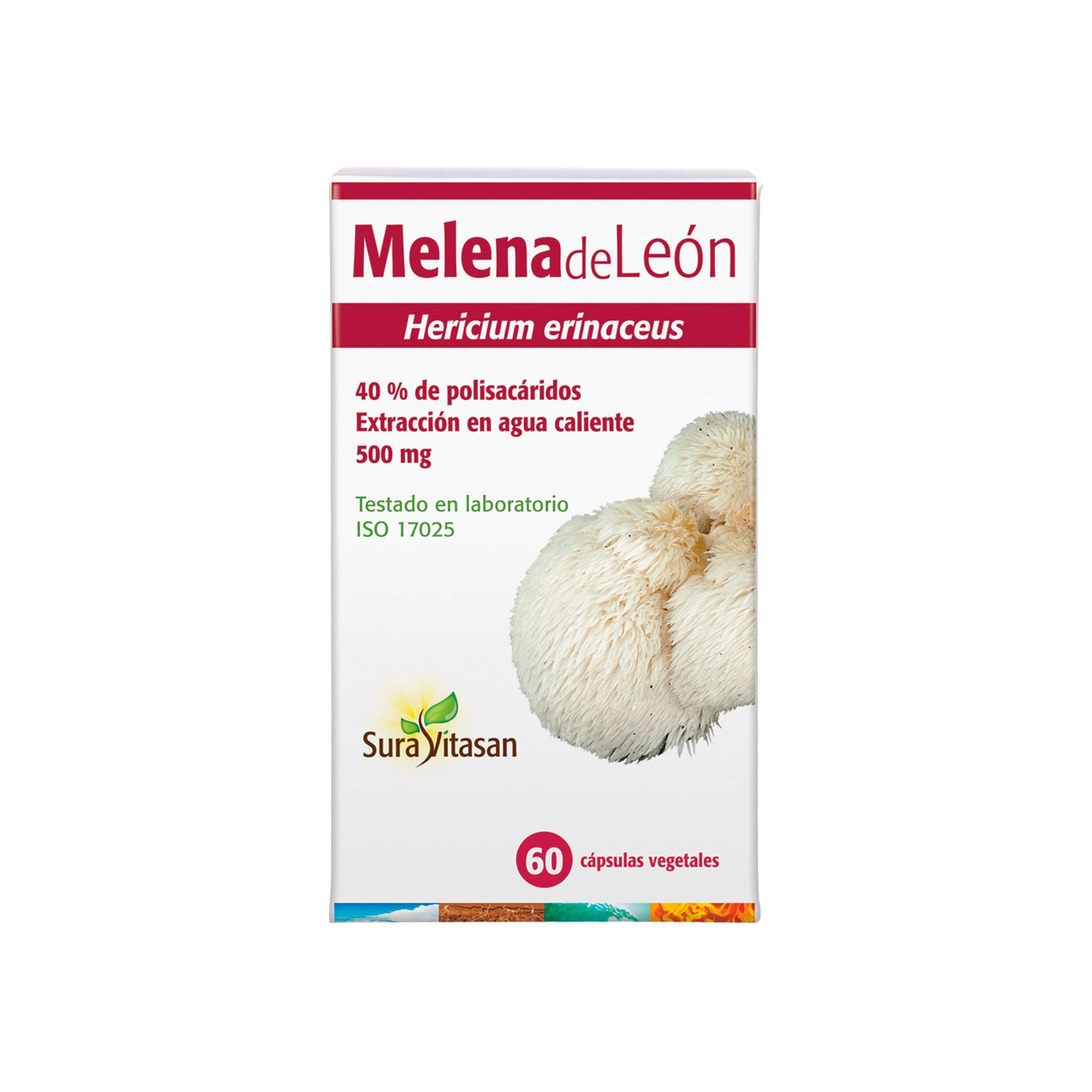 Melena de León 500 mg 60 cápsulas Sura Vitasan