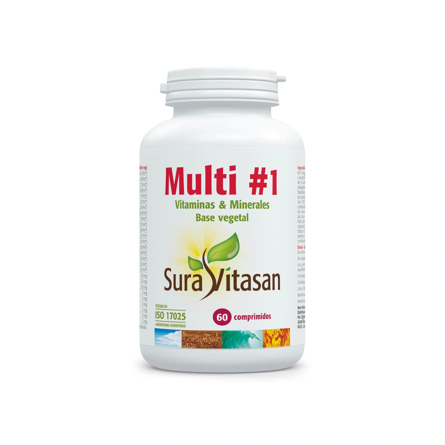 Multi #1 Vitamins & Minerals 60 comprimidos Sura Vitasan