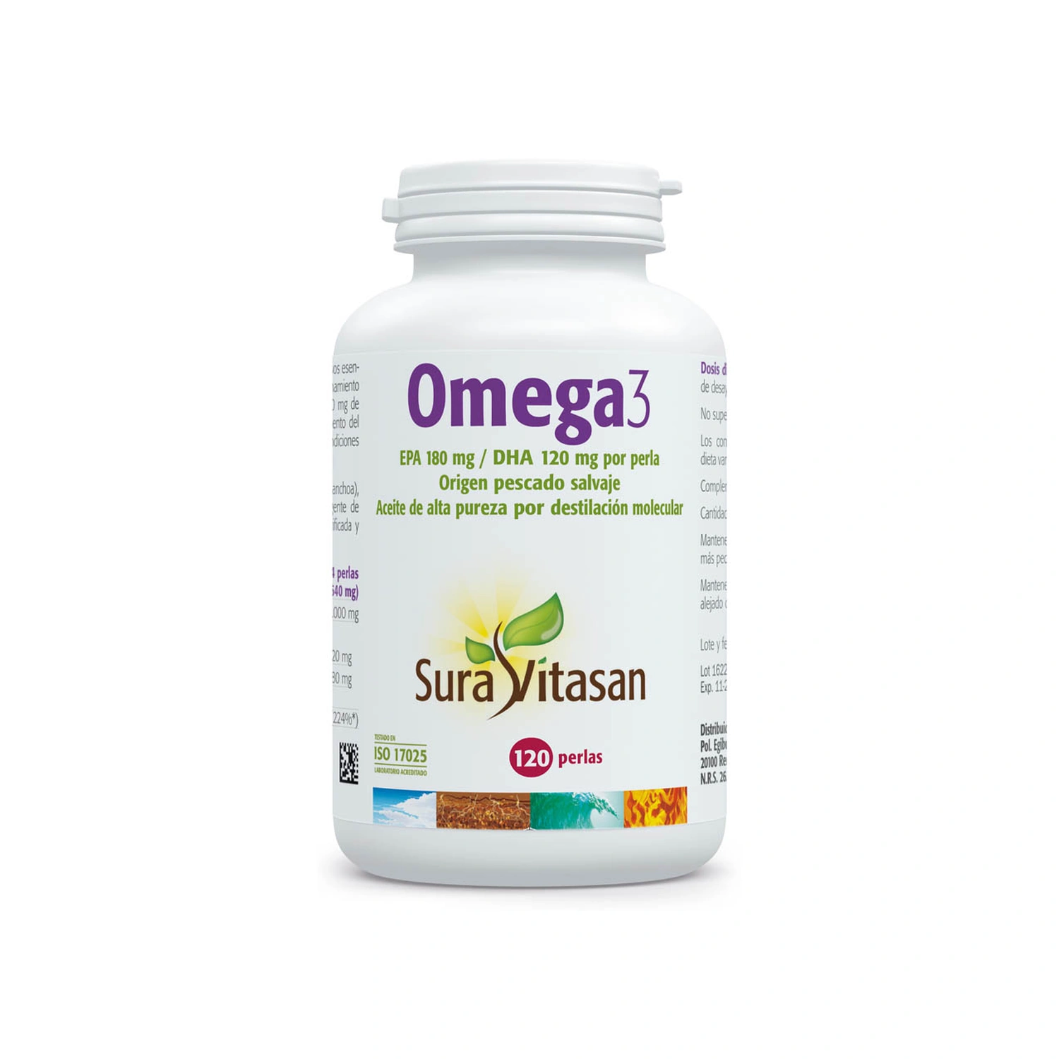 Omega 3 1.200 mg 120 perlas Sura Vitasan