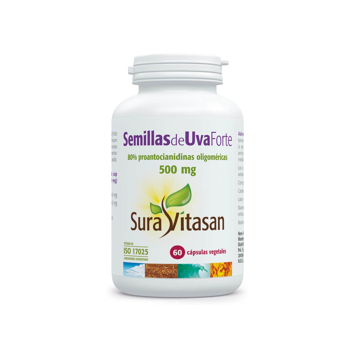 [VB000196] Semilla de Uva Forte 60 cápsulas Sura Vitasan