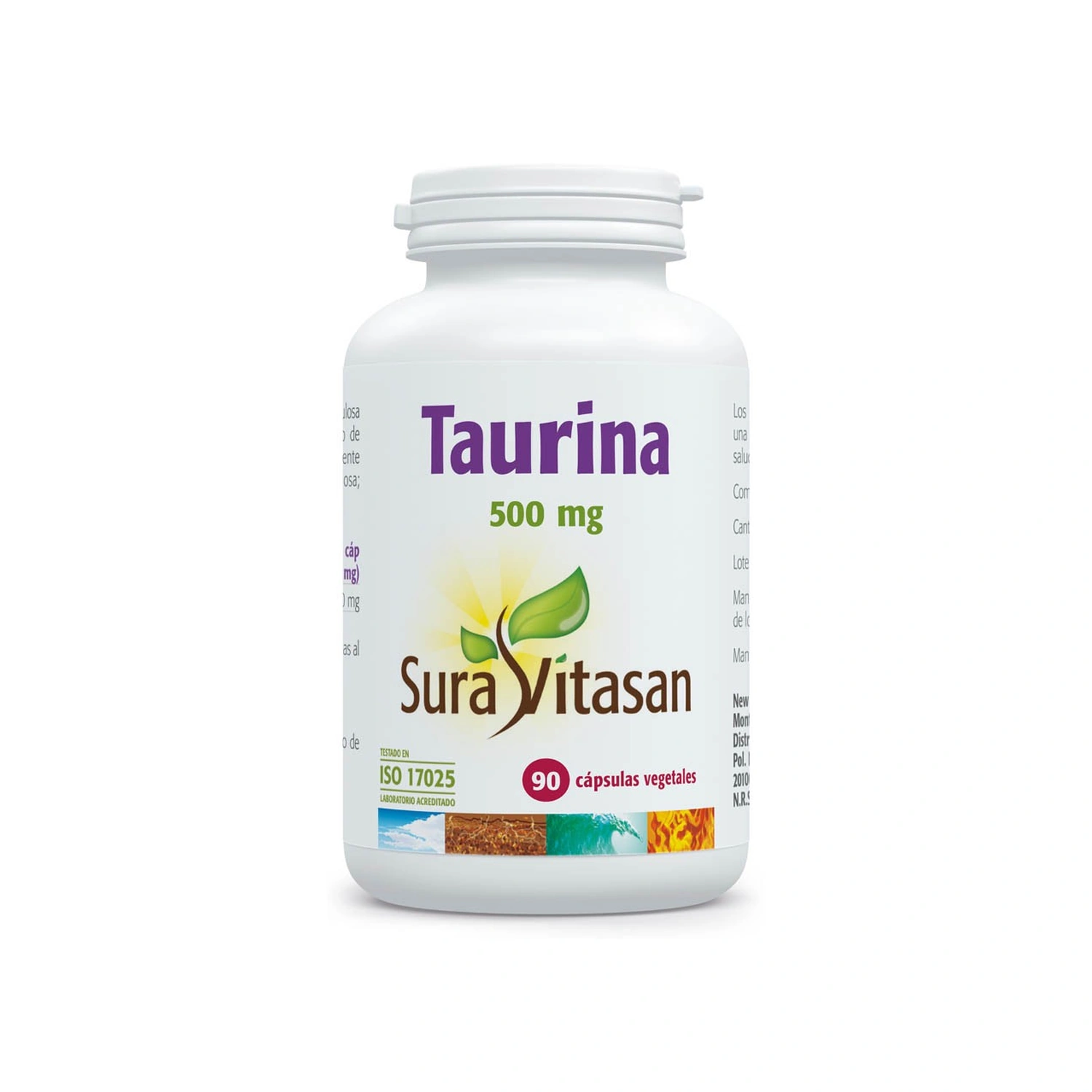 [VB000200] Taurina 750 mg 90 cápsulas Sura Vitasan