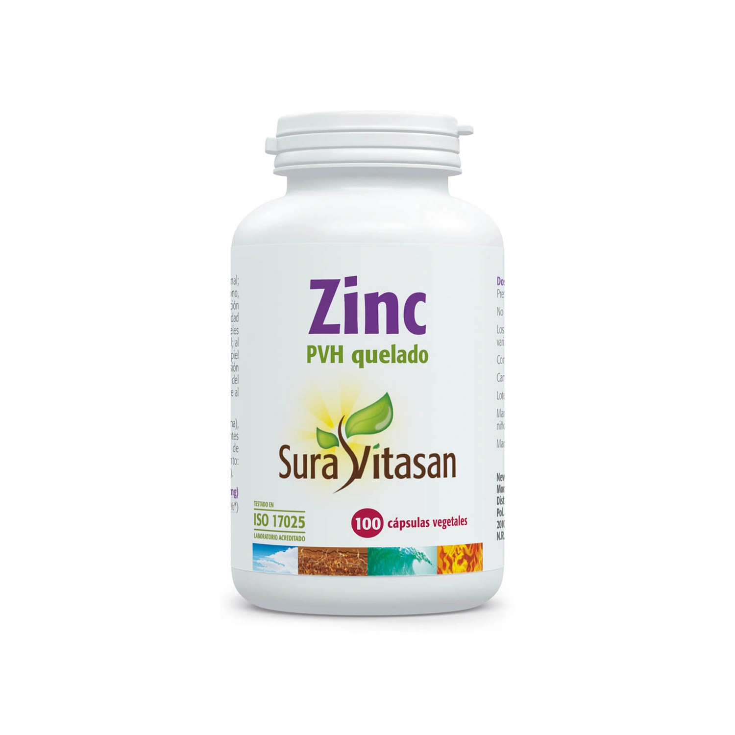 [VB000233] Zinc PVH Quelado 25 mg 100 cápsulas Sura Vitasan