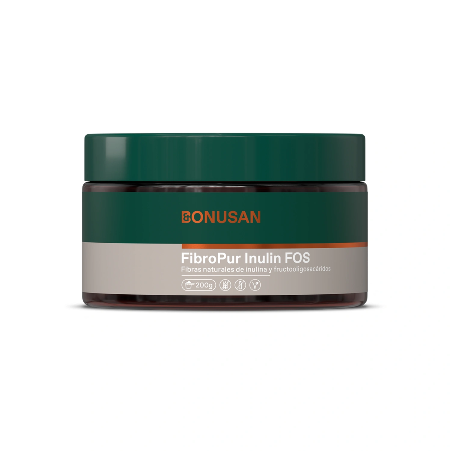 FibroPur Inulin FOS polvo 200 g Bonusan