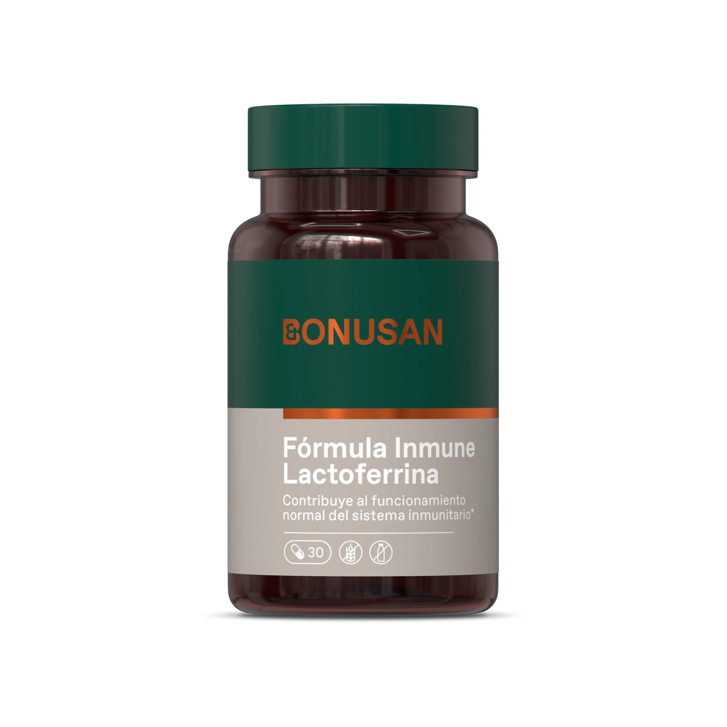 Fórmula Inmune Lactoferrina 30 cápsulas gastrorresistentes Bonusan
