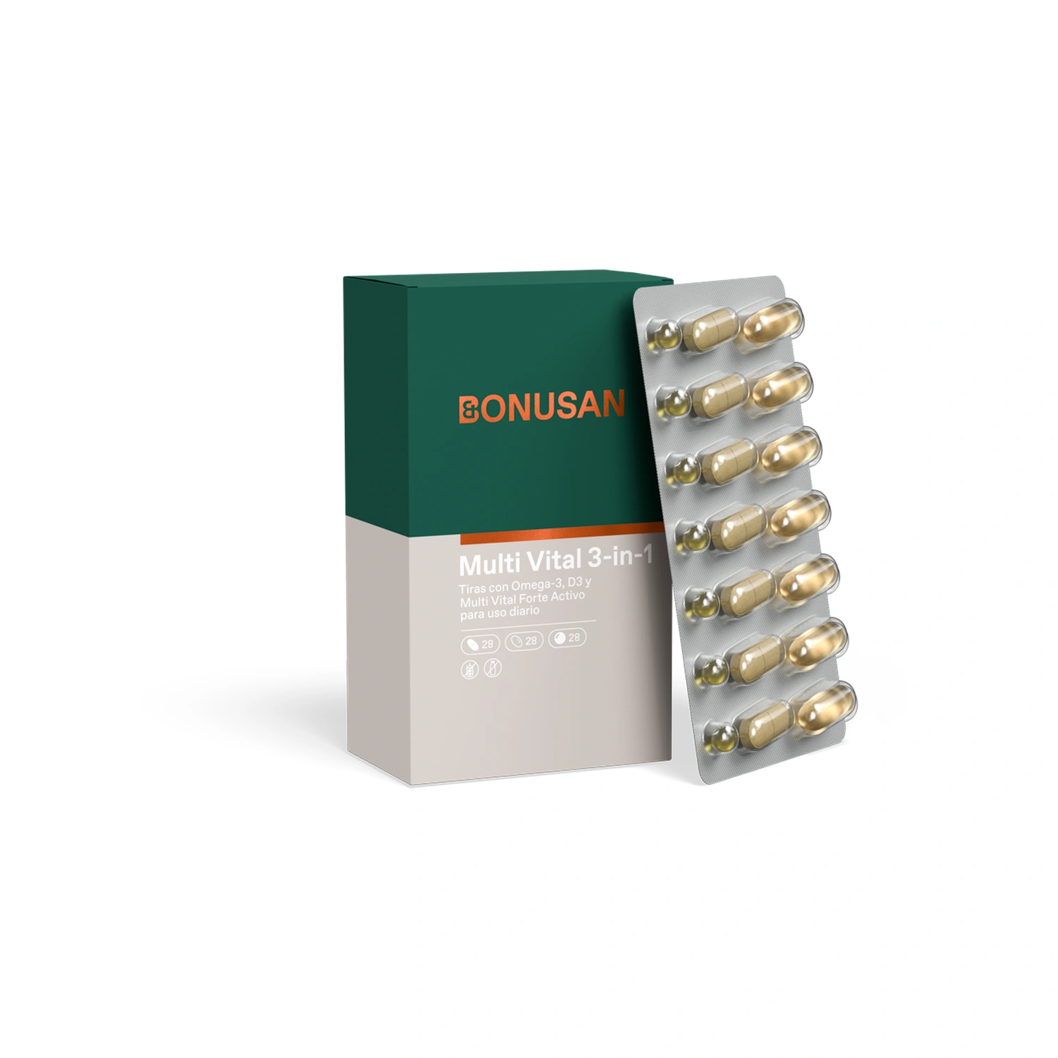 Multi Vital 3-in-1 84 comprimidos Bonusan