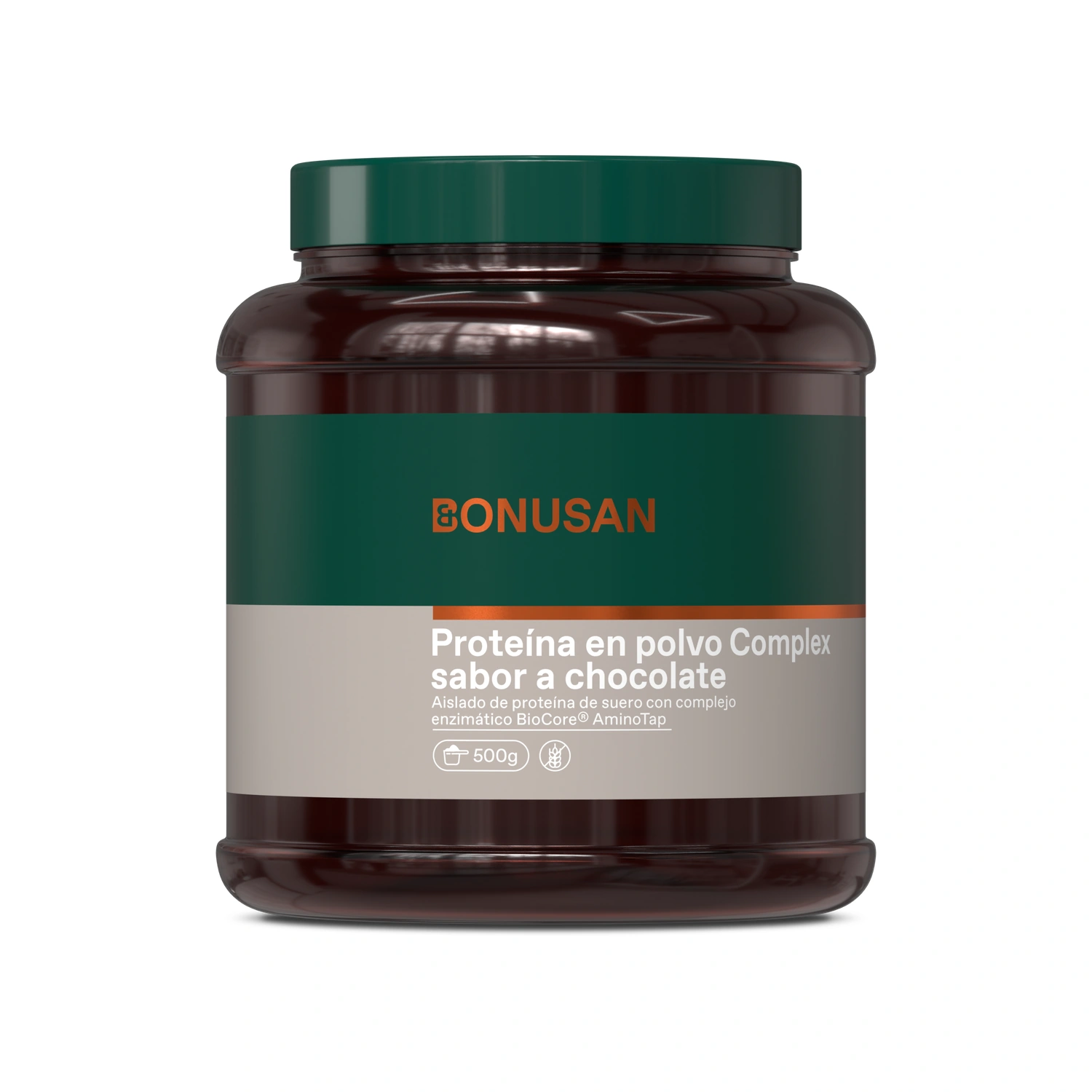 Proteína en polvo Complex sabor chocolate 500 g Bonusan