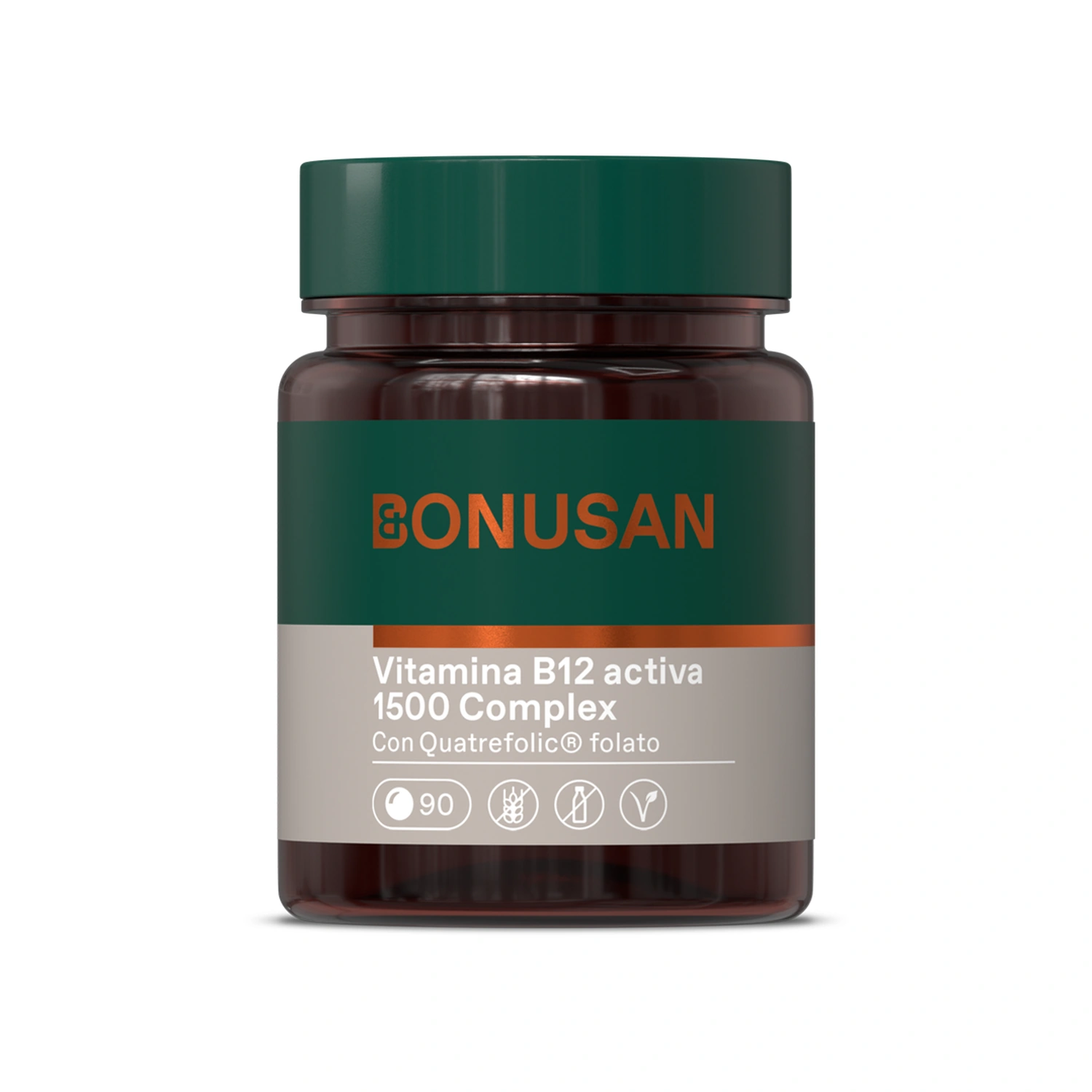 Vitamina B12 activa 1500 Complex 90 comprimidos Bonusan