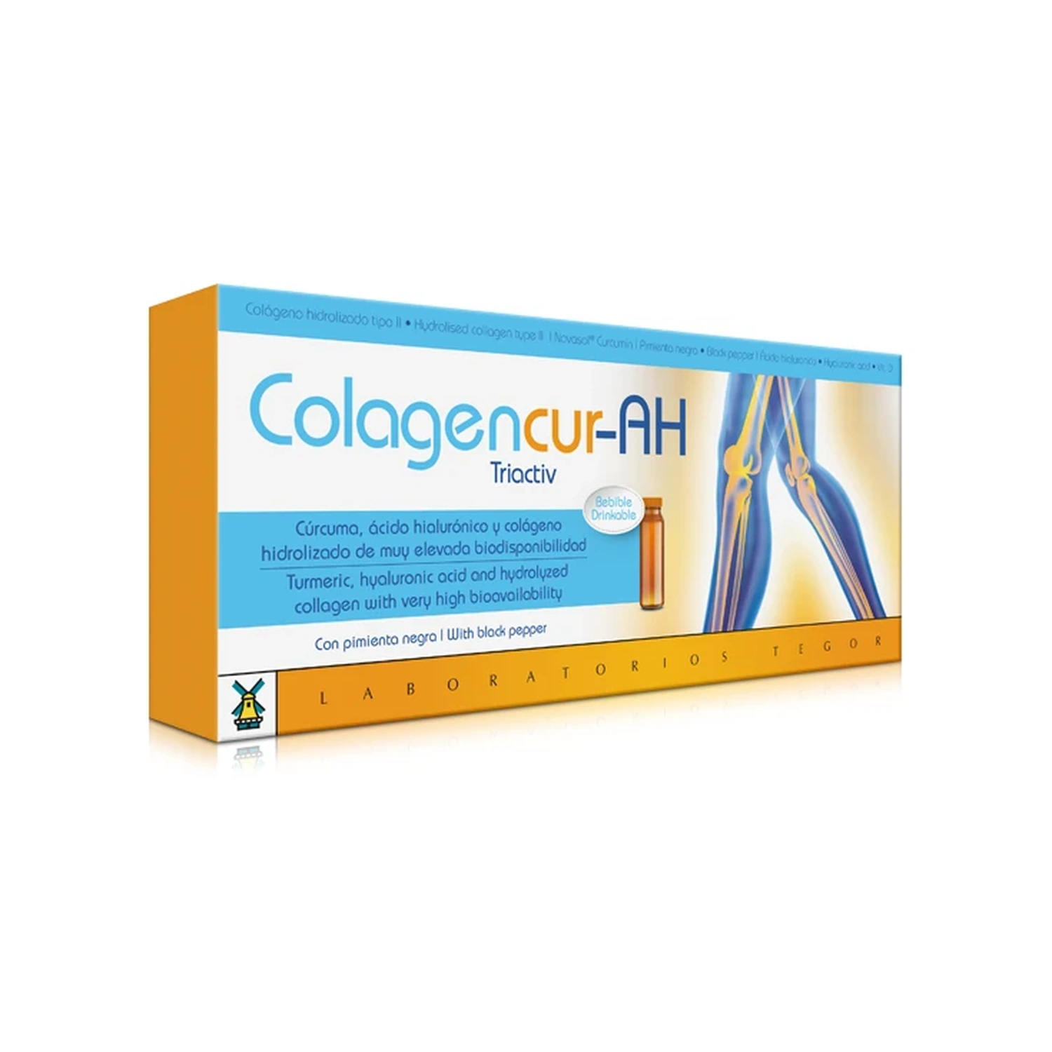 Colagencur AH Triactiv 20 viales de 10 ml Tegor