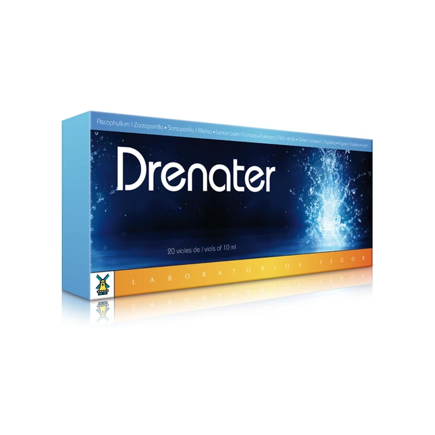 Drenater 20 viales de 10 ml Tegor