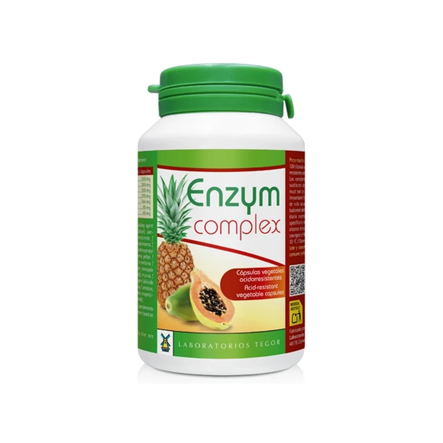 Enzym Complex 120 cápsulas Tegor