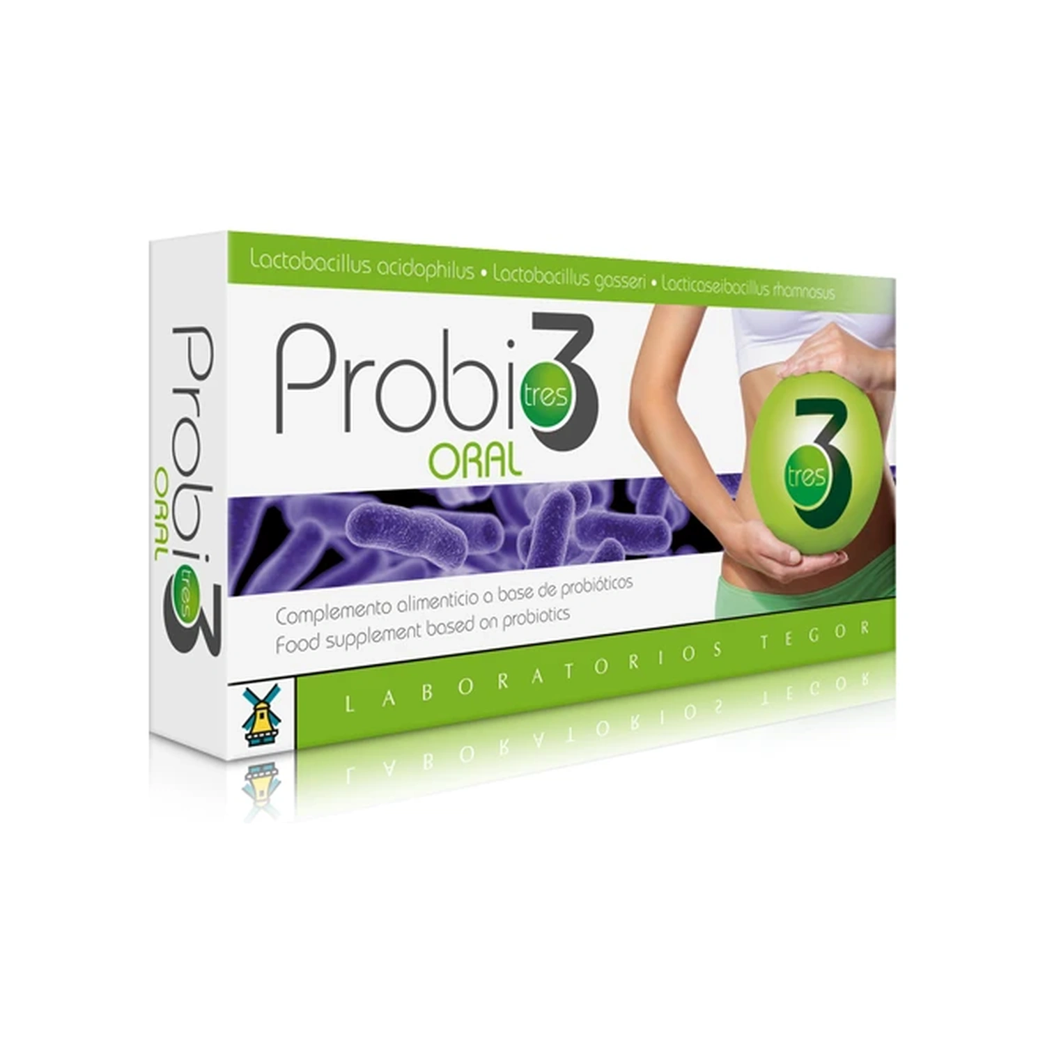 Probio3 Oral 40 cápsulas Tegor