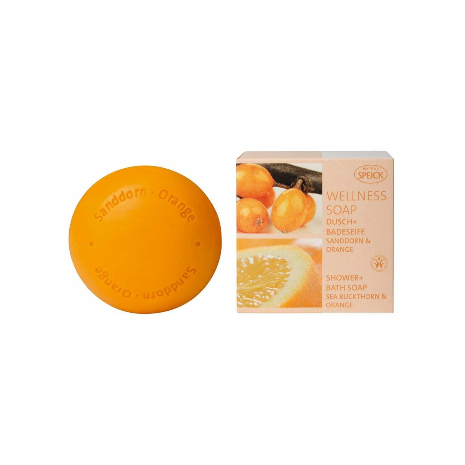 Jabón Wellness de espino amarillo y naranja 200 g Speick