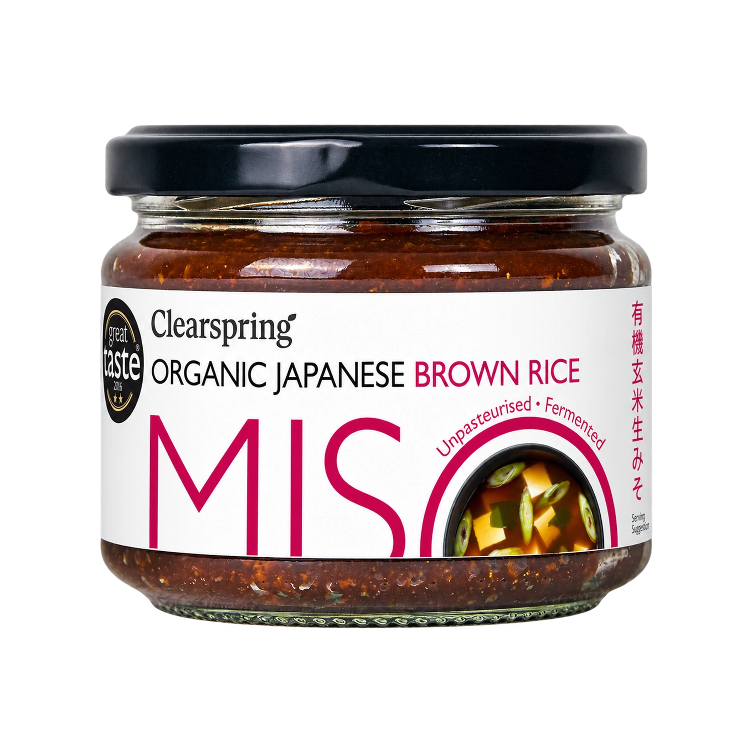 Miso genmai no pasteurizado Bio 300 g Clearspring