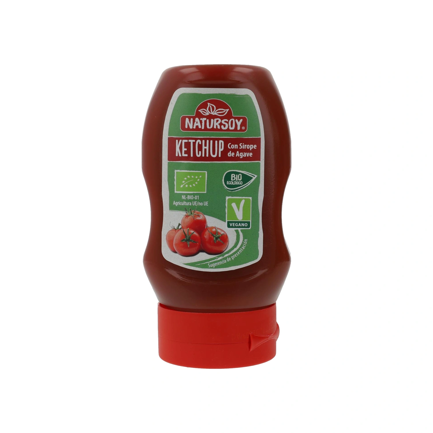 Ketchup con sirope de agave Bio 300 ml Natursoy