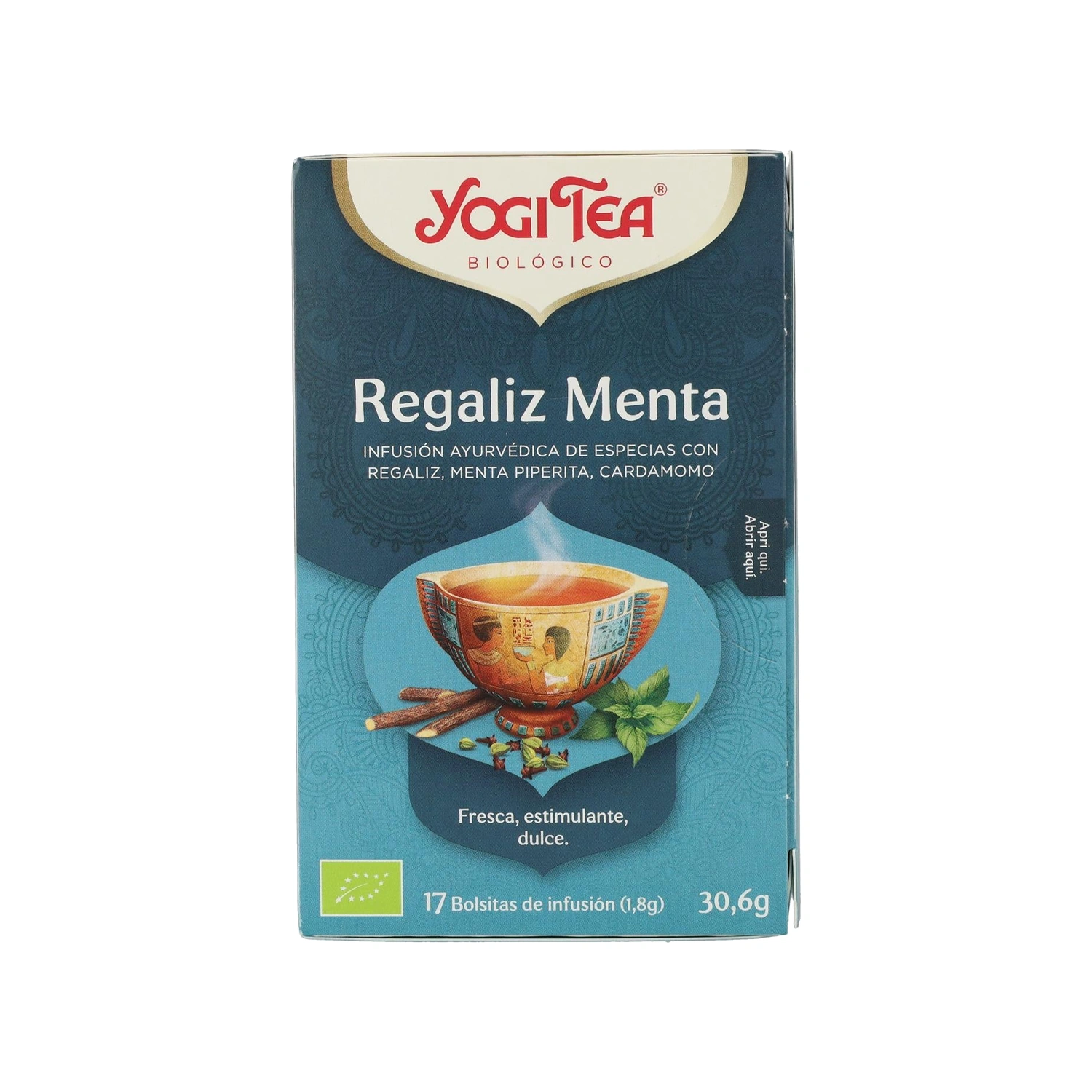 Infusión de regaliz y menta Bio 17 x 1,8 g Yogi Tea