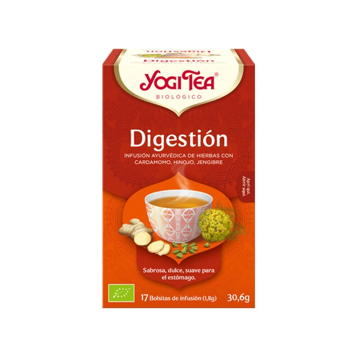 Infusión Digestión Bio 17 x 1,8 g Yogi Tea