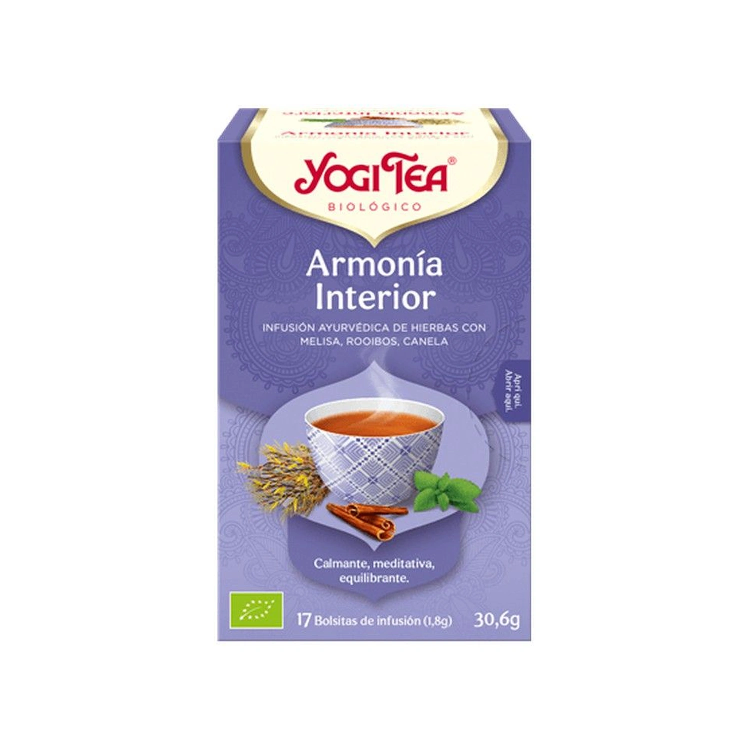 Infusión Armonía Interior Bio 17 x 1,8 g Yogi Tea