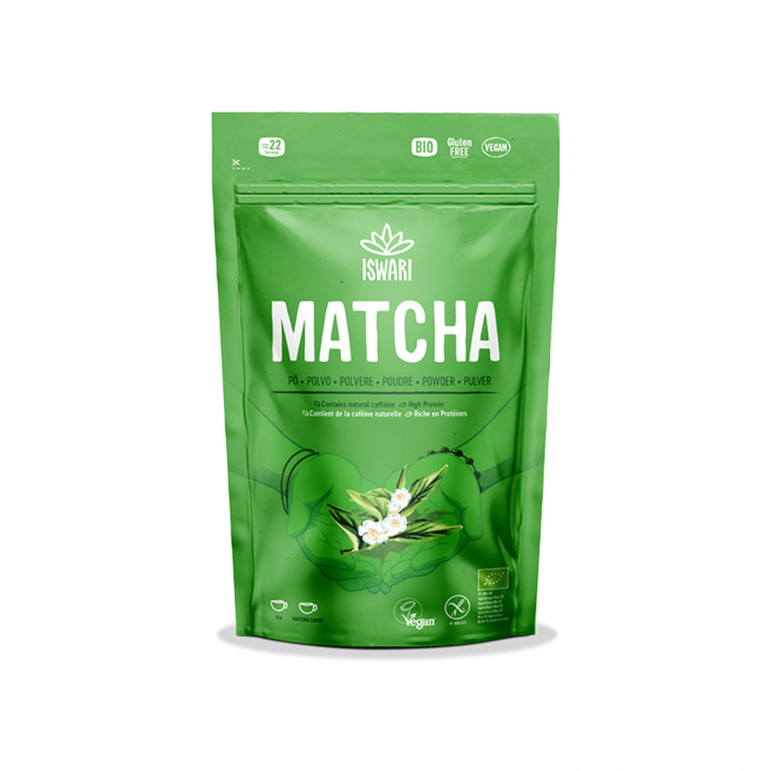 Matcha en polvo Bio 70 g Iswari