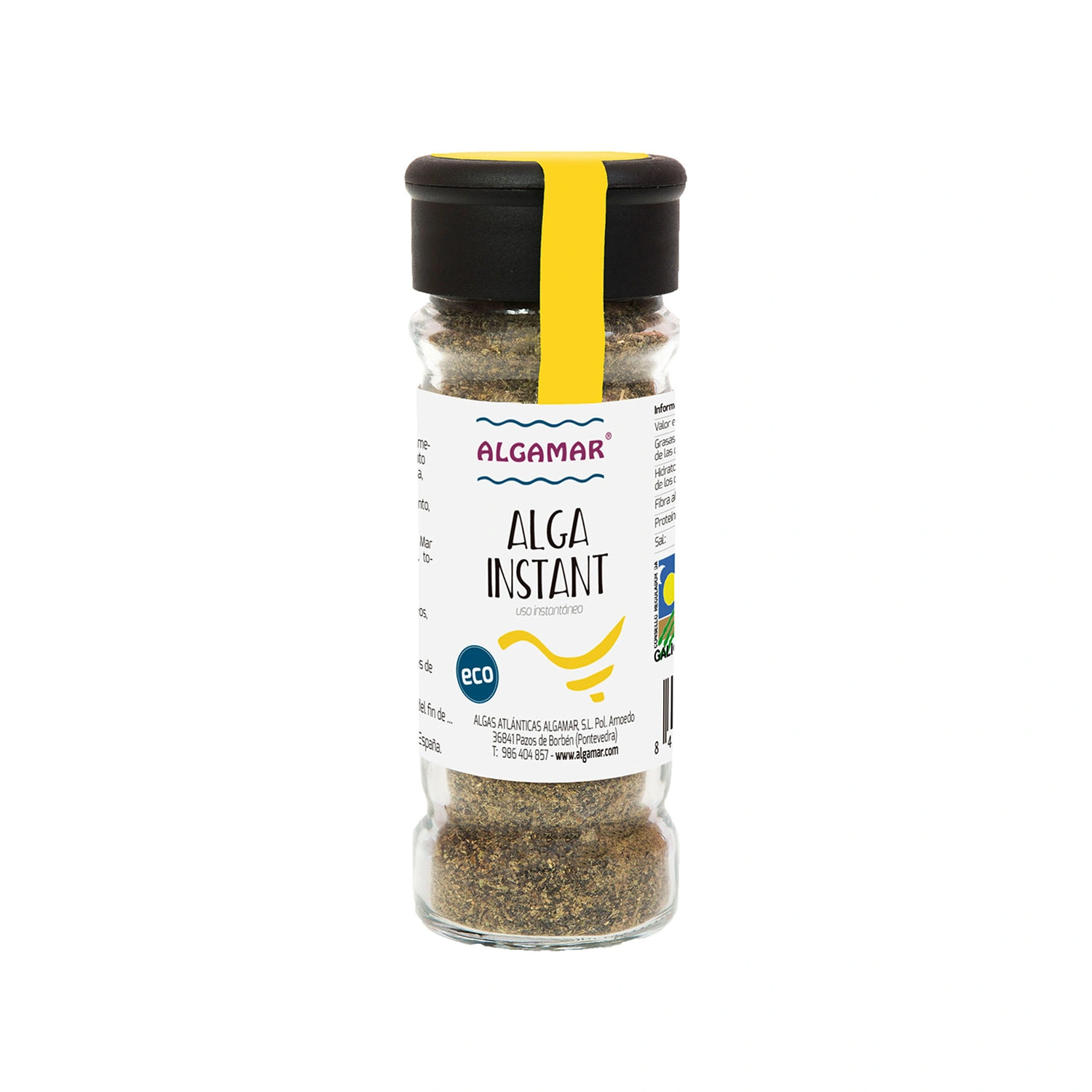 Alga Instant de espagueti de mar con especias Bio 70 g Algamar