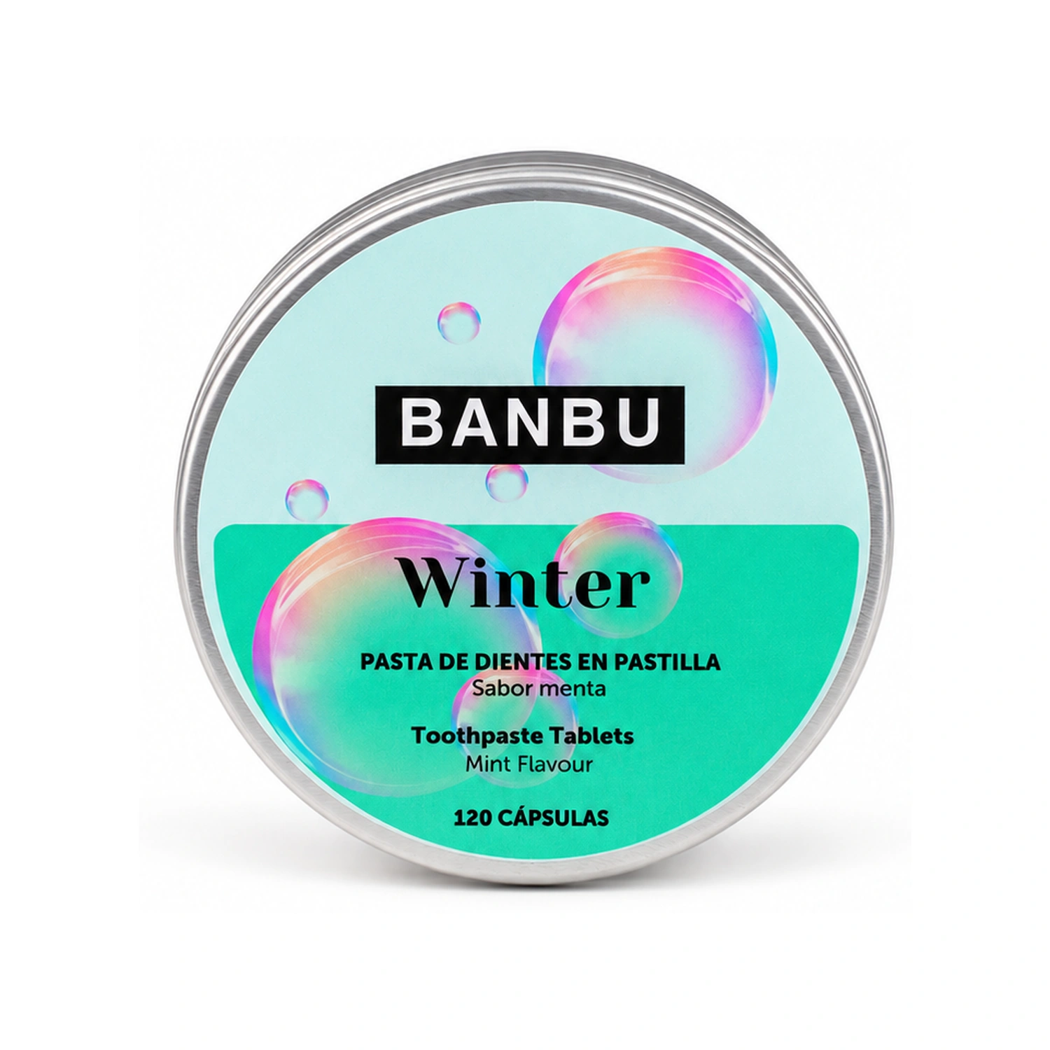 Pasta de dientes en pastillas WINTER menta 120 pastillas BANBU