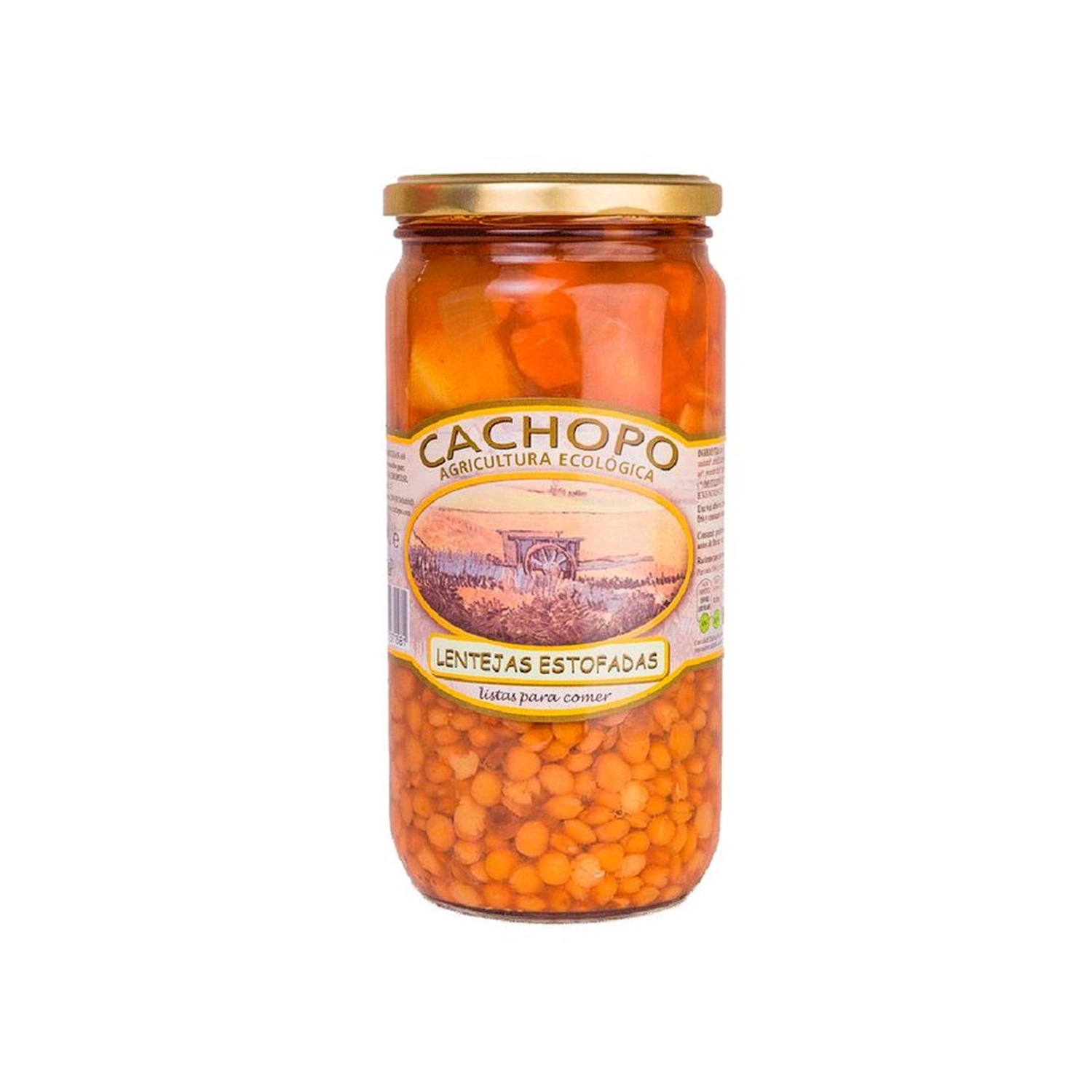 Lentejas estofadas Bio 720 ml Cachopo