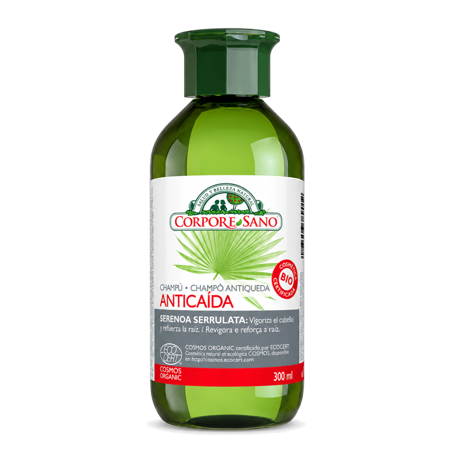 Champú anticaída Serenoa Serrulata 300 ml Corpore Sano